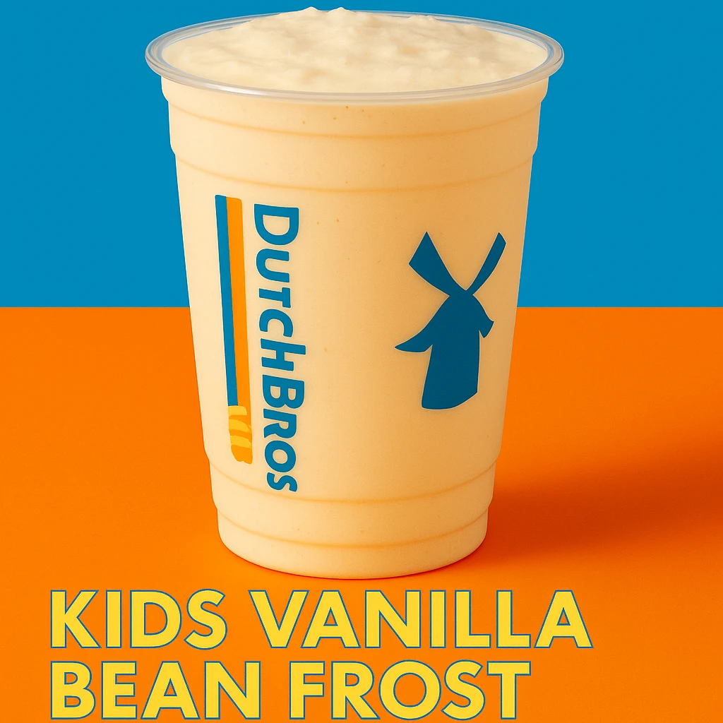 Kids Vanilla Bean Frost Dutch Bros Kids Menu

