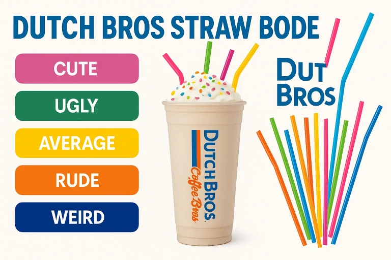 Dutch Bros Straw Color Code