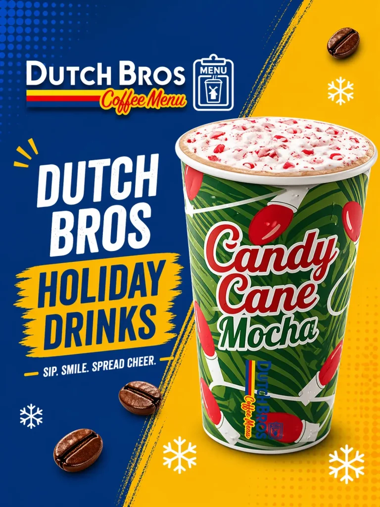 Dutch Bros Holiday Drinks The The Candy Cane Mocha Drink